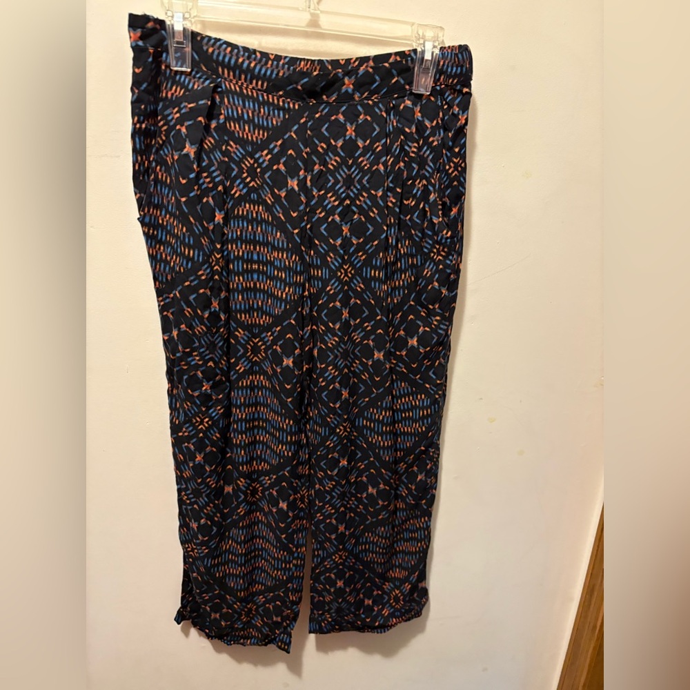Free People‎ printed cropped pants Sz XS - Picture 2 of 7